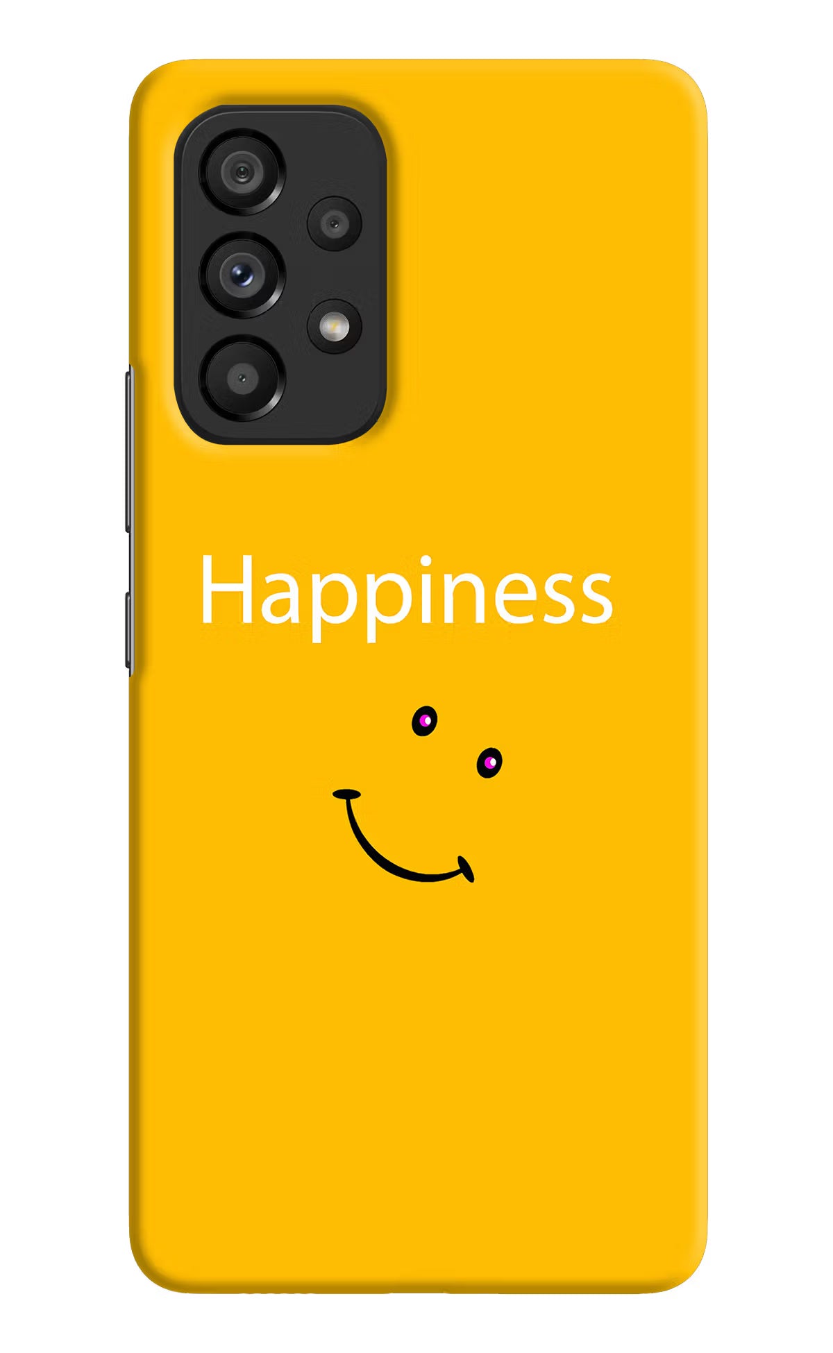 Happiness With Smiley Samsung A53 5G Hard Case Back Cover by Casekaro