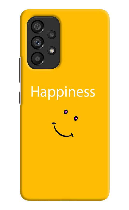 Happiness With Smiley Samsung A53 5G Hard Case Back Cover by Casekaro