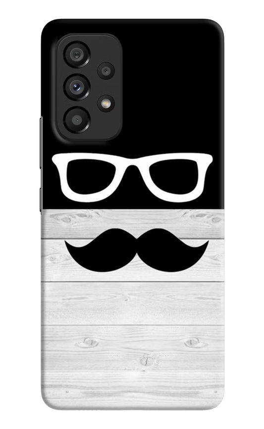 Mustache Samsung A53 5G Hard Case Back Cover by Casekaro