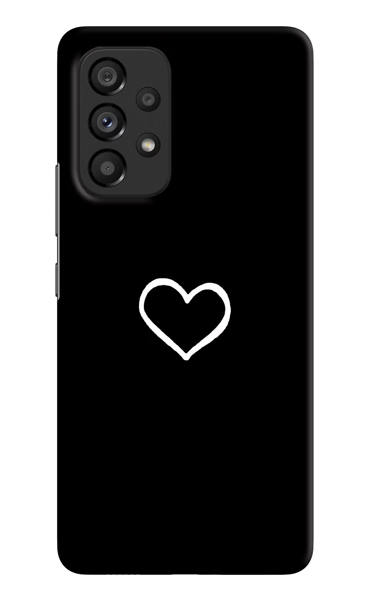 Heart Samsung A53 5G Hard Case Back Cover by Casekaro