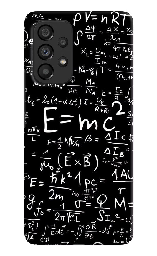 Physics Formula Samsung A53 5G Hard Case Back Cover by Casekaro
