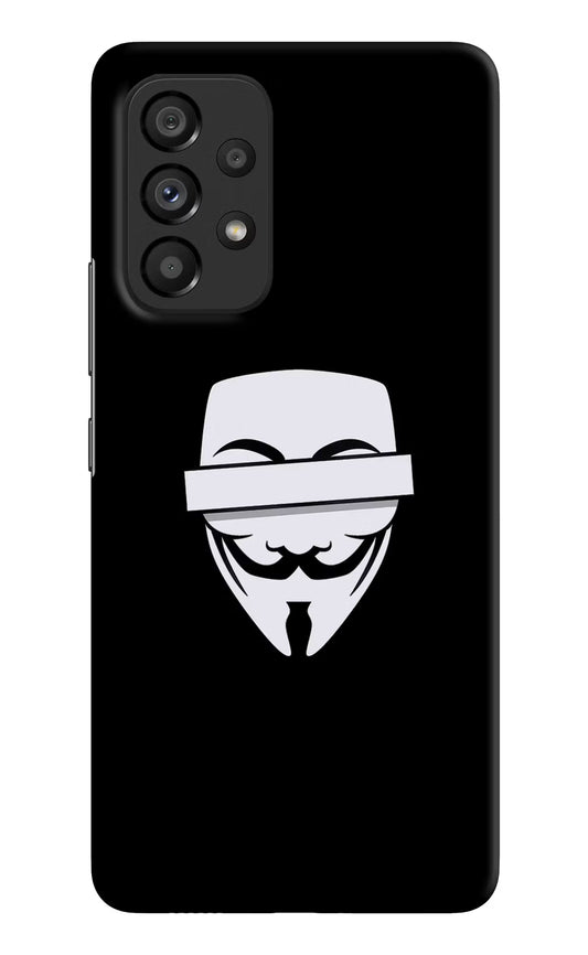 Anonymous Face Samsung A53 5G Hard Case Back Cover by Casekaro