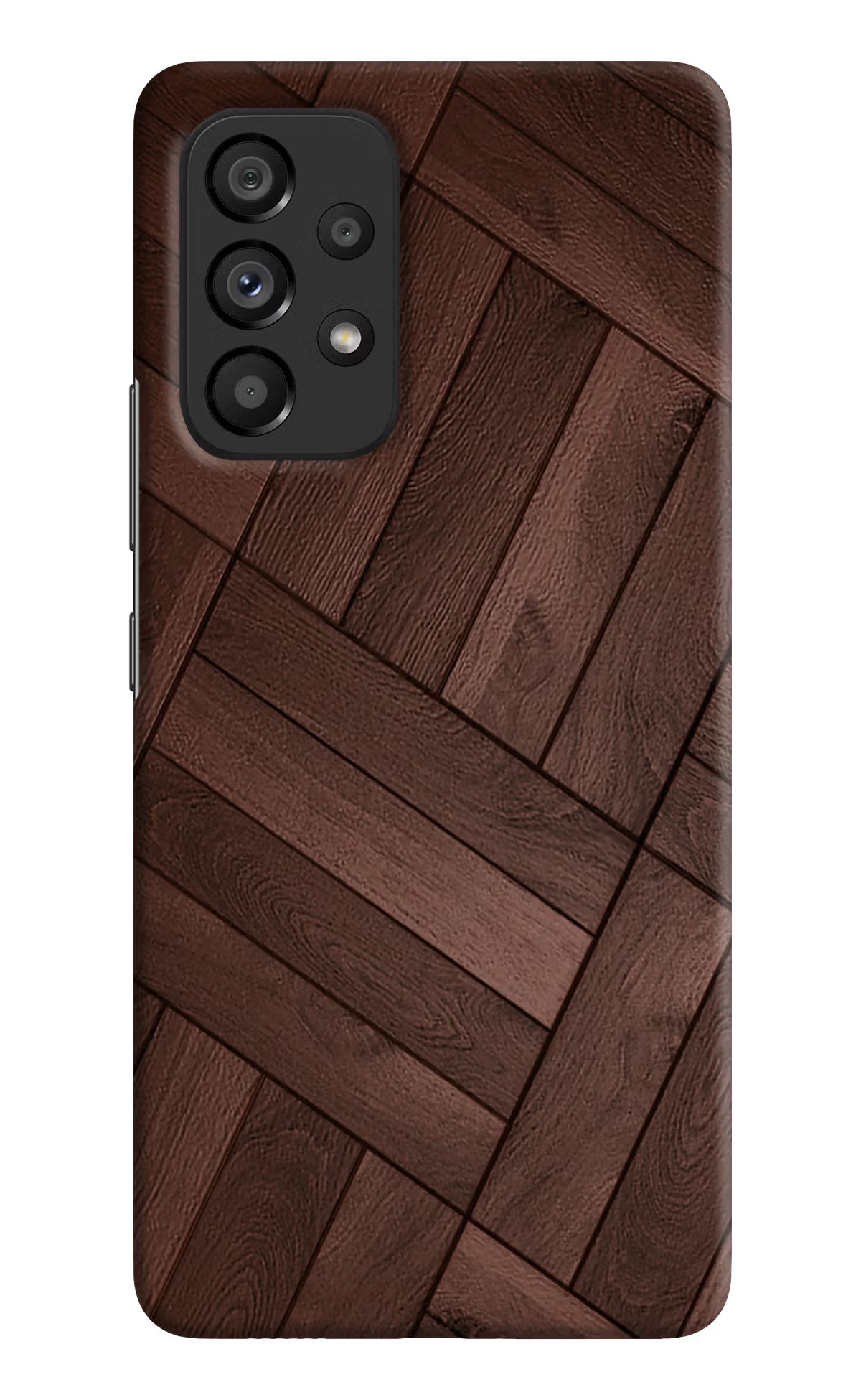 Wooden Texture Design Samsung A53 5G Hard Case Back Cover by Casekaro