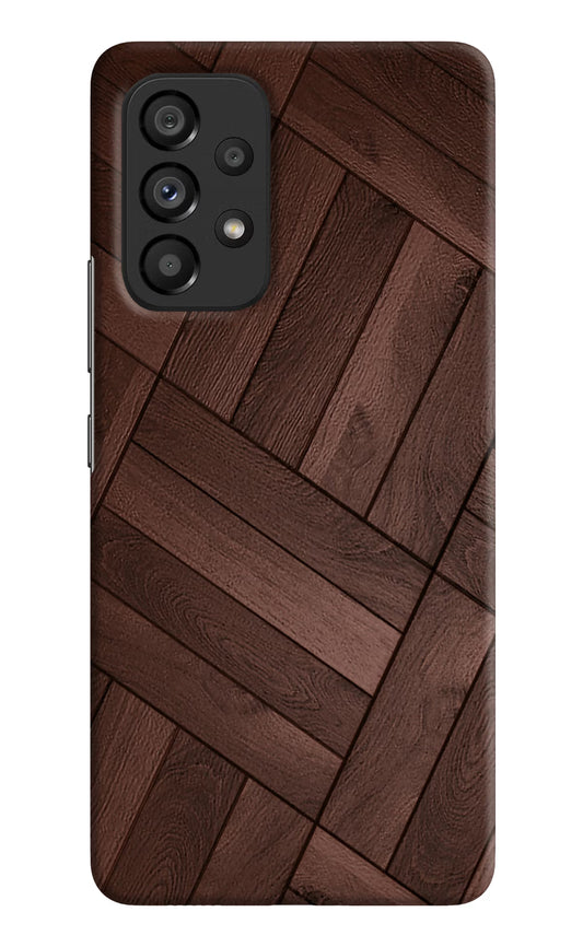 Wooden Texture Design Samsung A53 5G Hard Case Back Cover by Casekaro