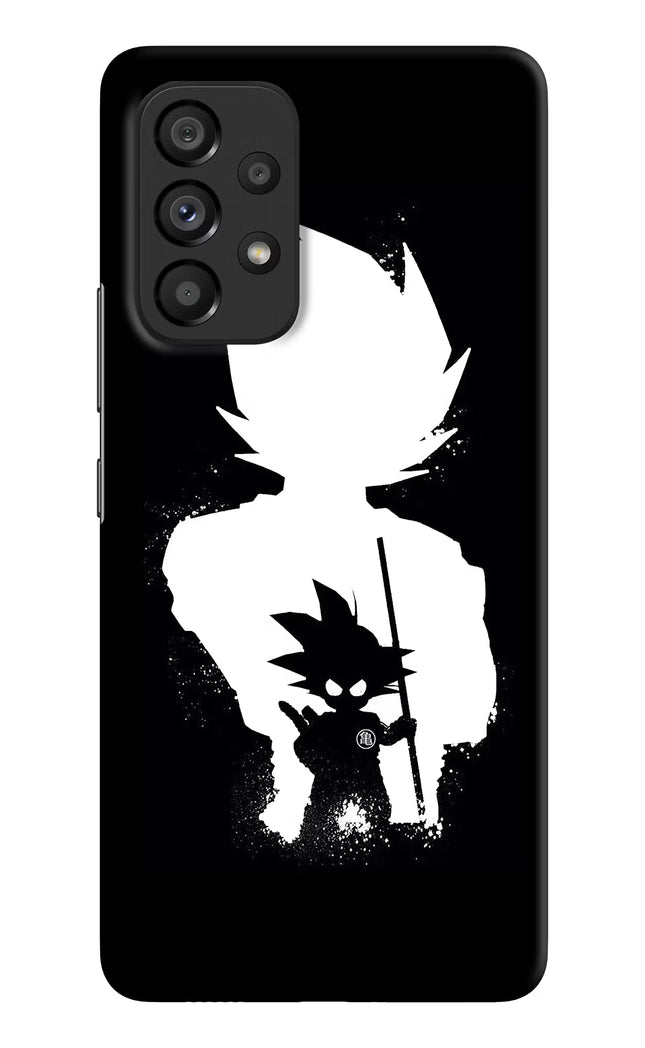 Goku Shadow Samsung A53 5G Hard Case Back Cover by Casekaro