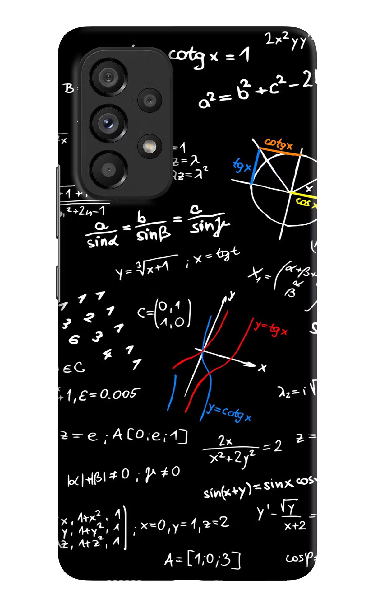 Mathematics Formula Samsung A53 5G Hard Case Back Cover by Casekaro