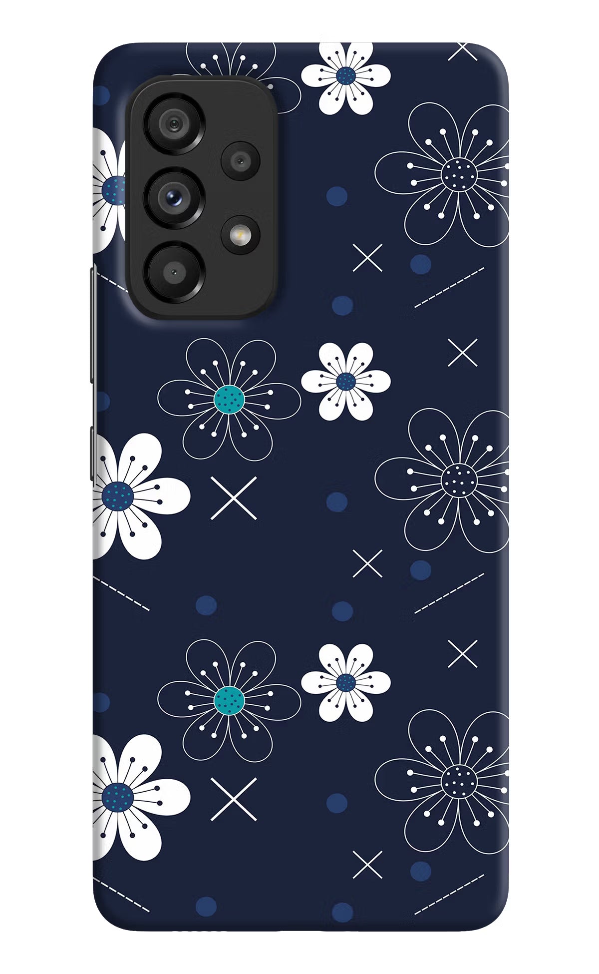 Flowers Samsung A53 5G Hard Case Back Cover by Casekaro