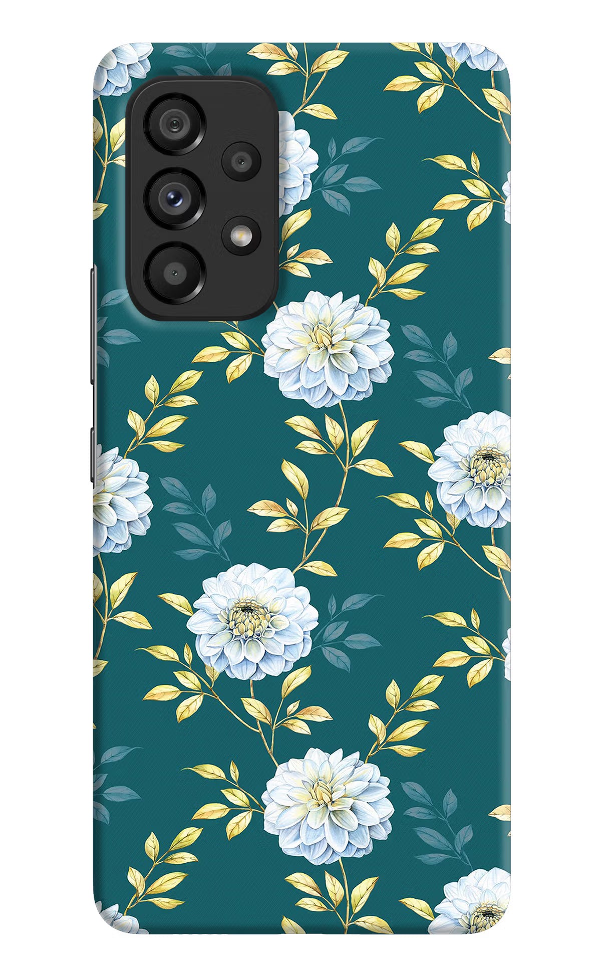 Flowers Samsung A53 5G Hard Case Back Cover by Casekaro