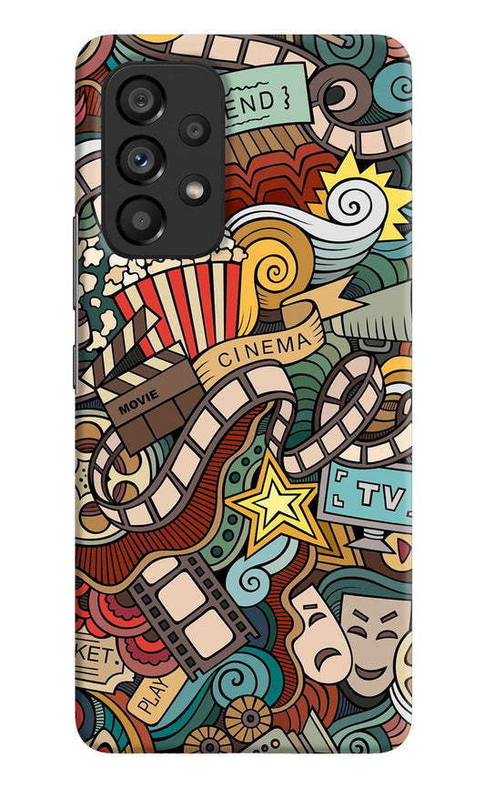 Cinema Abstract Samsung A53 5G Hard Case Back Cover by Casekaro