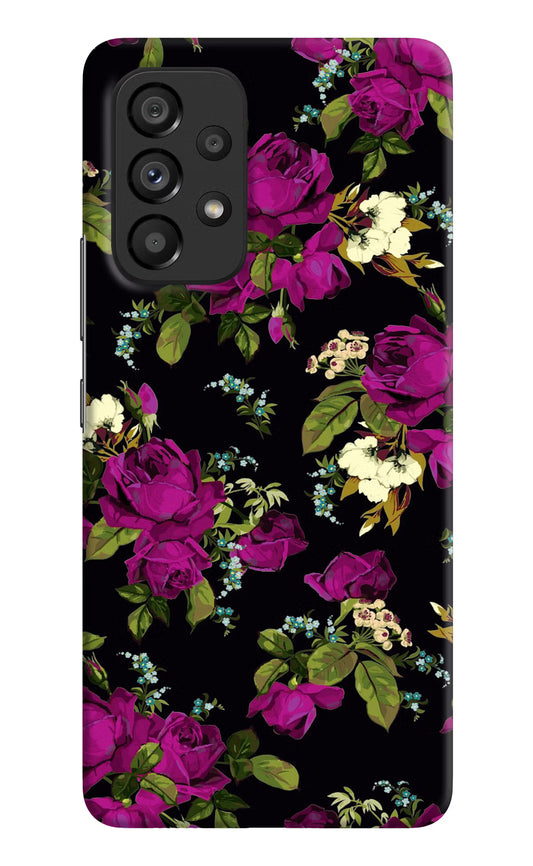 Flowers Samsung A53 5G Hard Case Back Cover by Casekaro