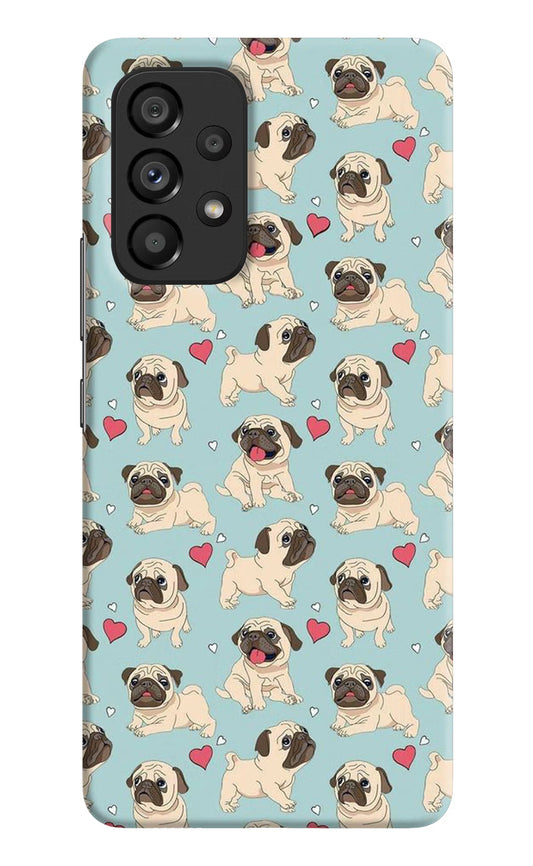 Pug Dog Samsung A53 5G Hard Case Back Cover by Casekaro