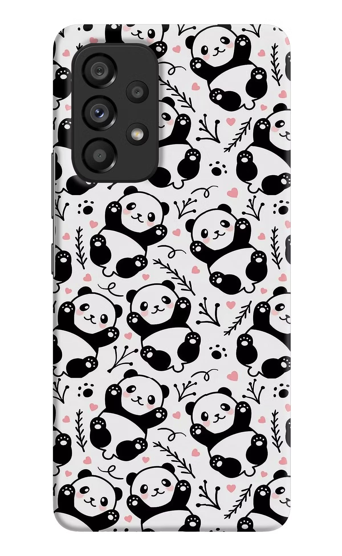 Cute Panda Samsung A53 5G Hard Case Back Cover by Casekaro