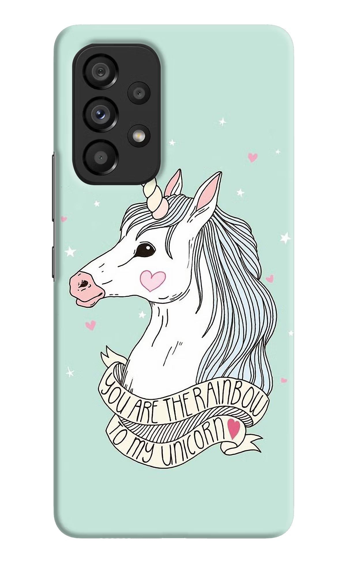 Unicorn Wallpaper Samsung A53 5G Hard Case Back Cover by Casekaro