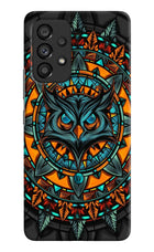 Angry Owl Art Samsung A53 5G Hard Case Back Cover by Casekaro