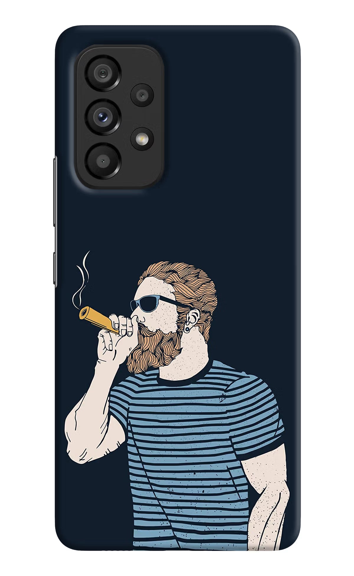 Smoking Samsung A53 5G Hard Case Back Cover by Casekaro