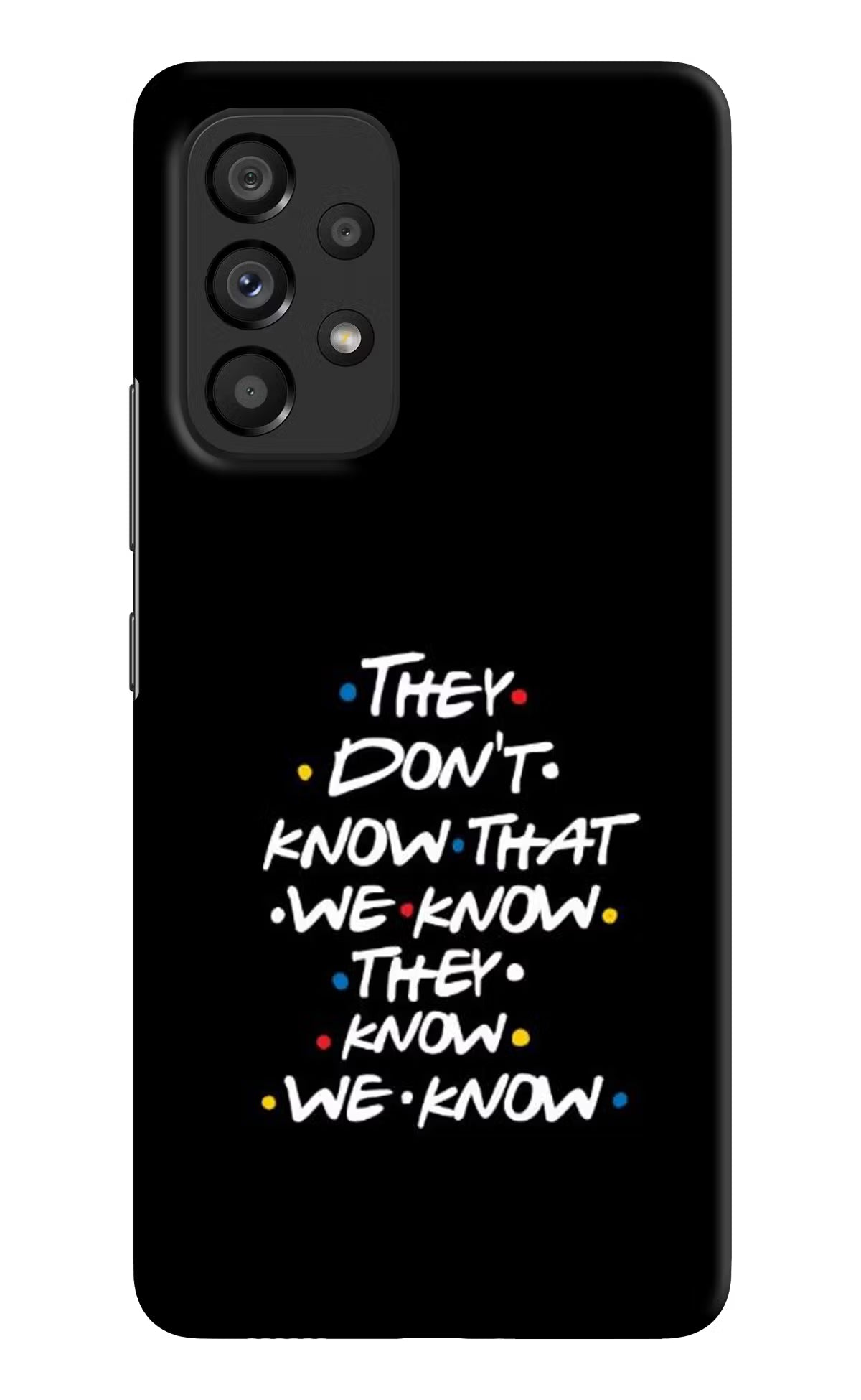 FRIENDS Dialogue Samsung A53 5G Hard Case Back Cover by Casekaro