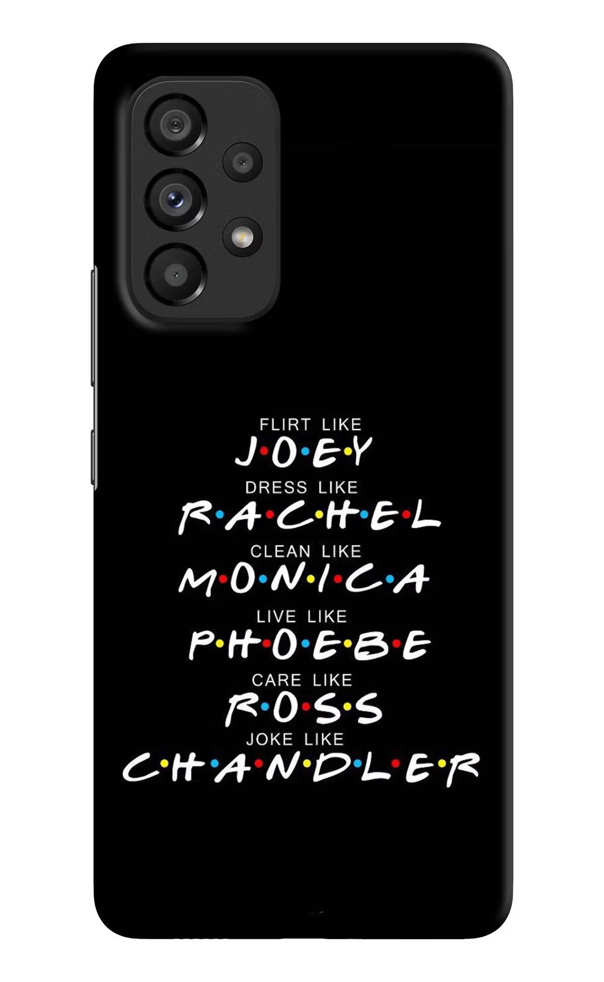 FRIENDS Character Samsung A53 5G Hard Case Back Cover by Casekaro