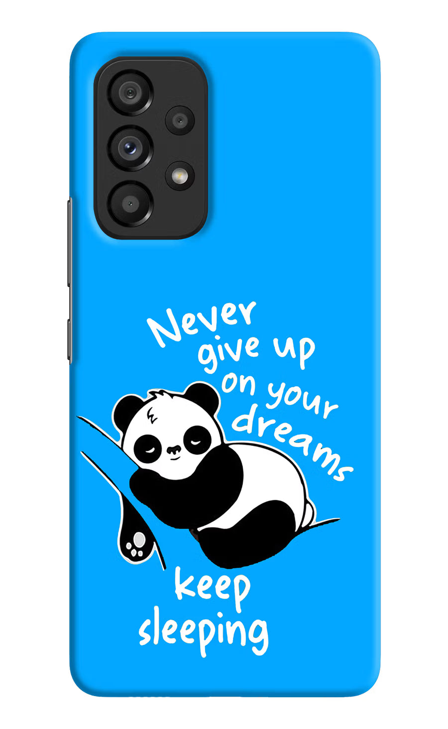 Keep Sleeping Samsung A53 5G Back Cover, Hard case