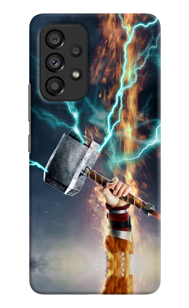 Thor Hammer Mjolnir Samsung A53 5G Hard Case Back Cover by Casekaro