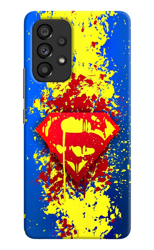 Superman logo Samsung A53 5G Hard Case Back Cover by Casekaro