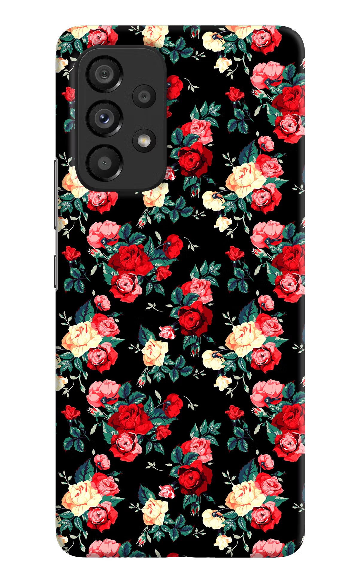Rose Pattern Samsung A53 5G Hard Case Back Cover by Casekaro