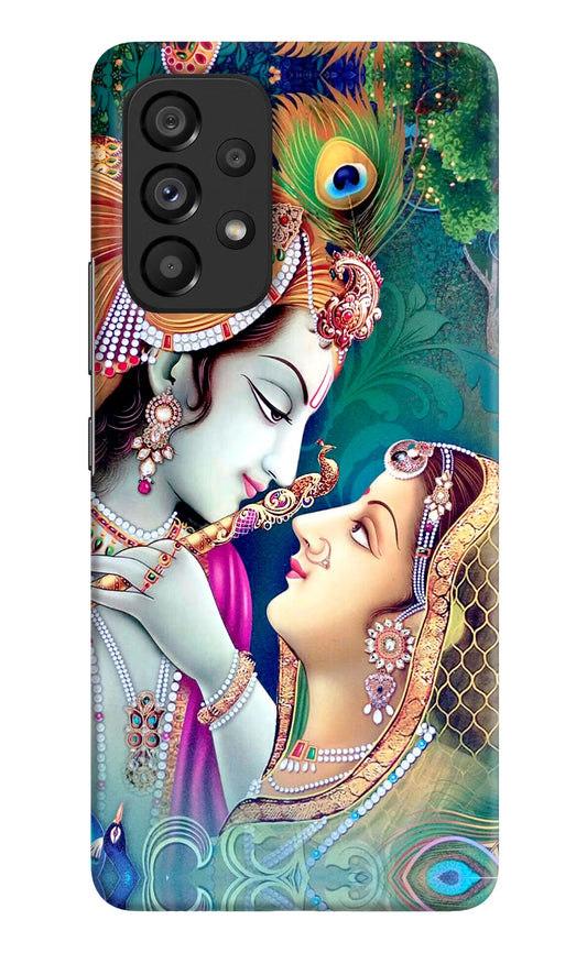Lord Radha Krishna Samsung A53 5G Hard Case Back Cover by Casekaro