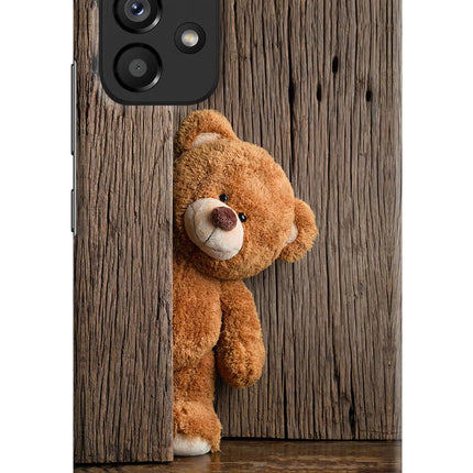 Teddy Wooden Samsung A53 5G Hard Case Back Cover by Casekaro