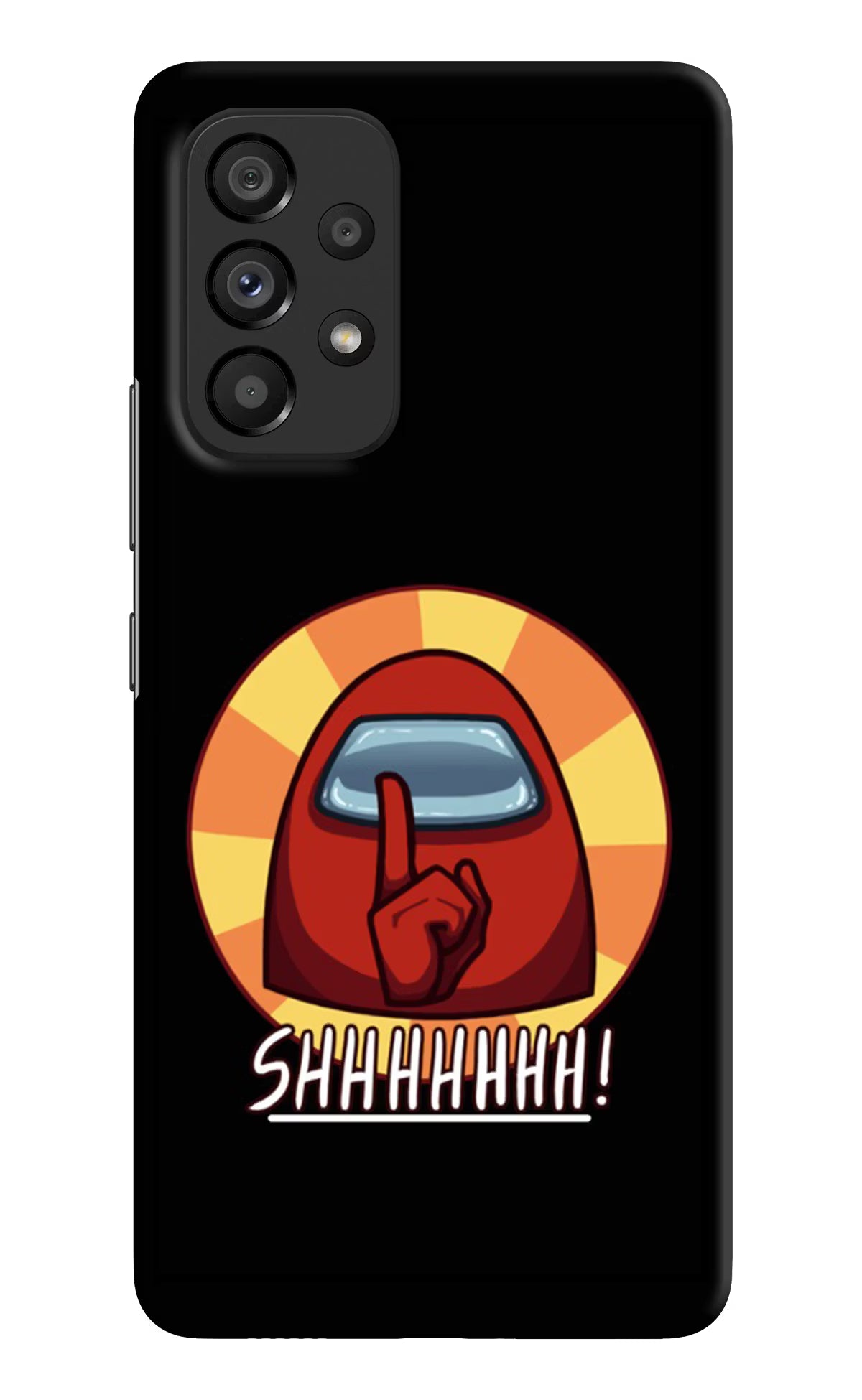 Among Us Shhh! Samsung A53 5G Hard Case Back Cover by Casekaro
