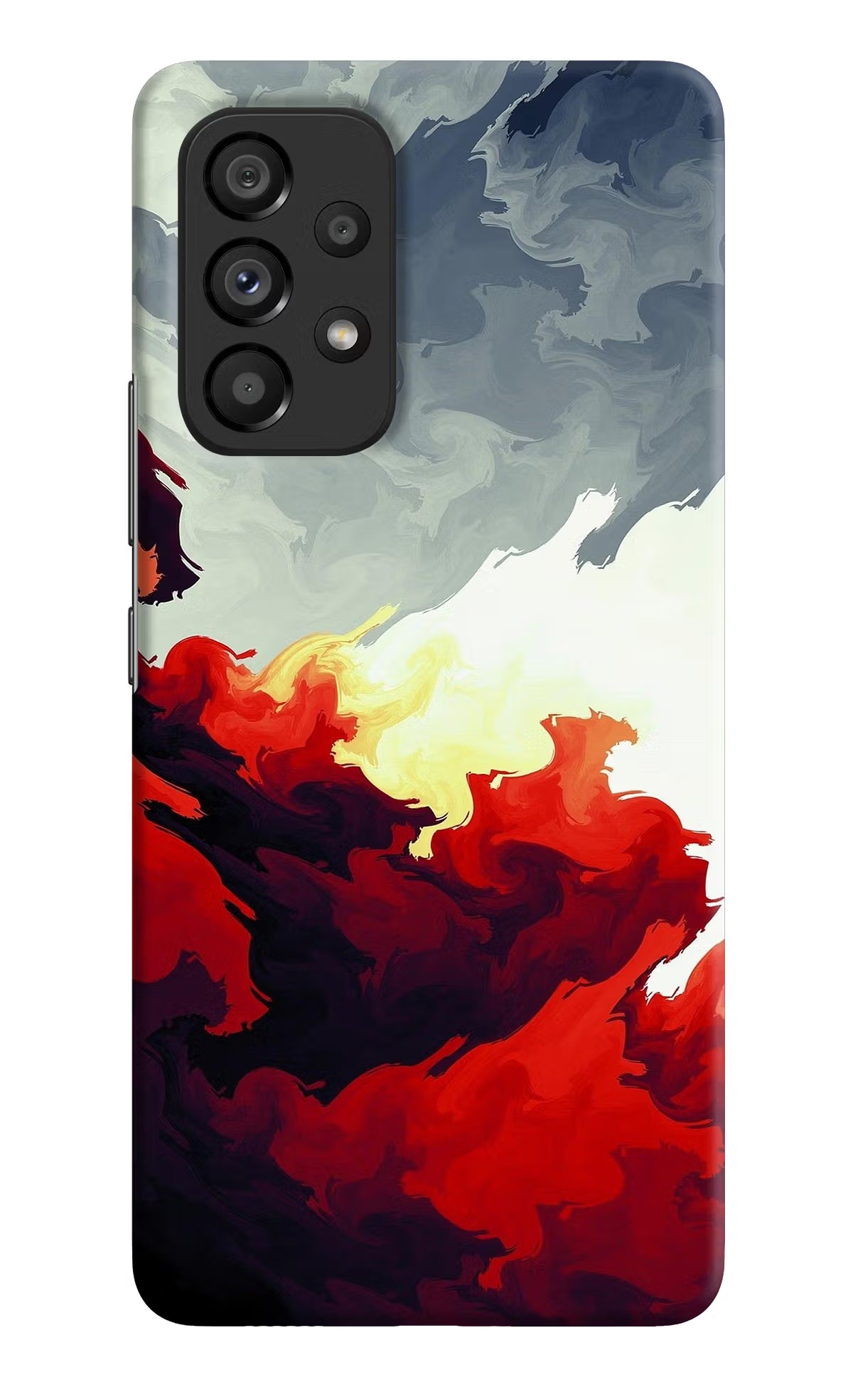 Fire Cloud Samsung A53 5G Hard Case Back Cover by Casekaro