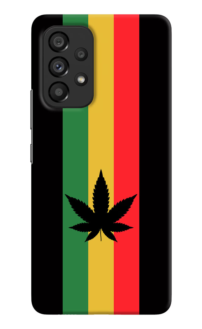 Weed Flag Samsung A53 5G Hard Case Back Cover by Casekaro