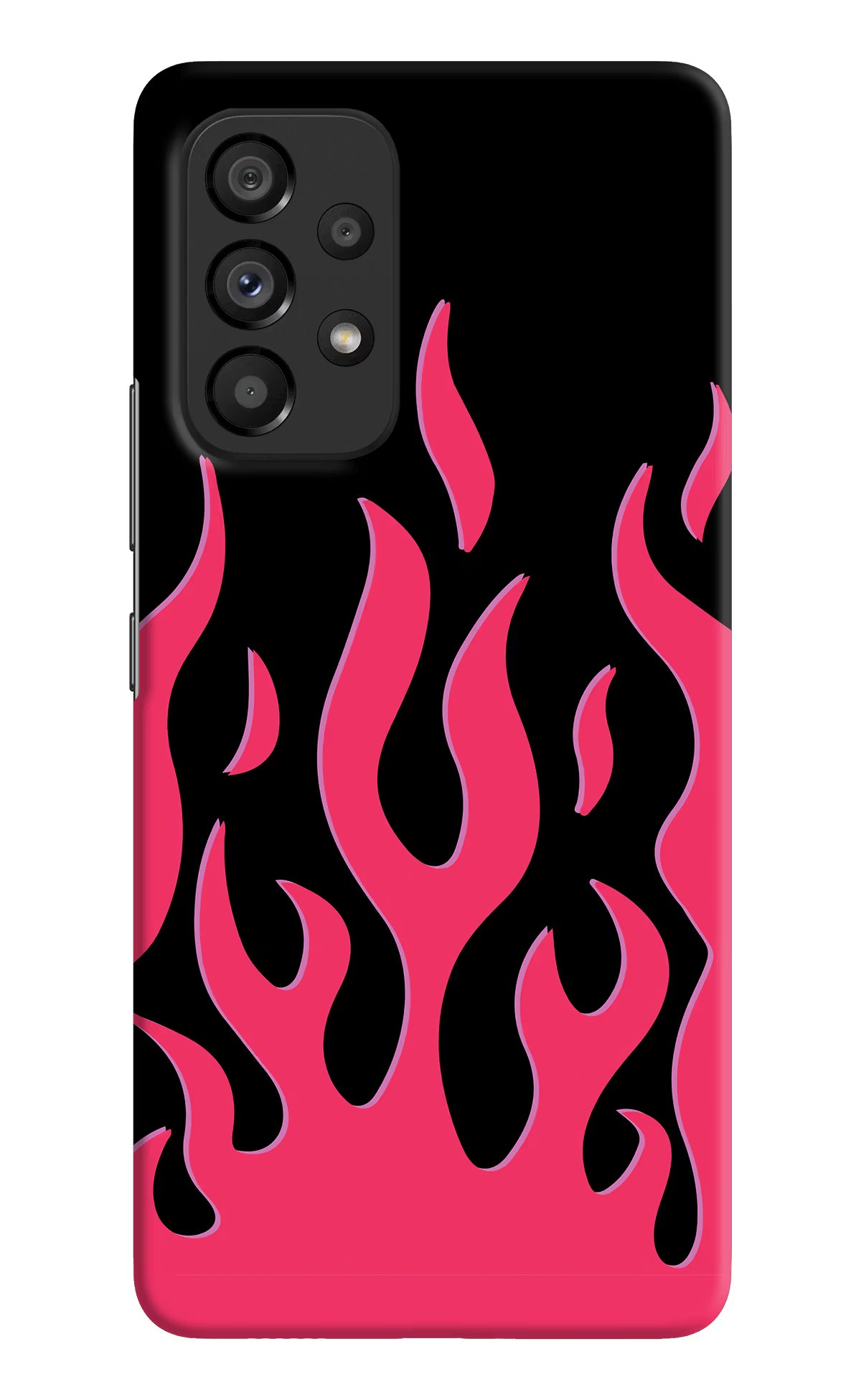 Fire Flames Samsung A53 5G Hard Case Back Cover by Casekaro