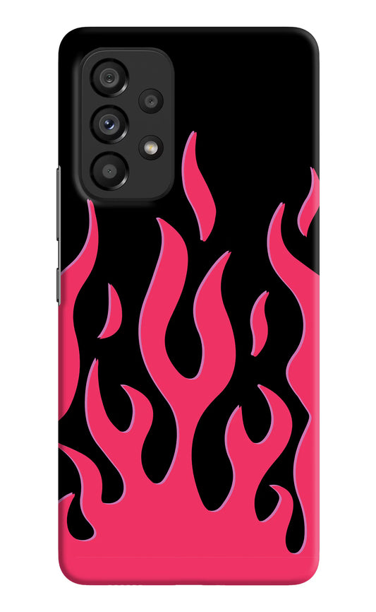 Fire Flames Samsung A53 5G Hard Case Back Cover by Casekaro