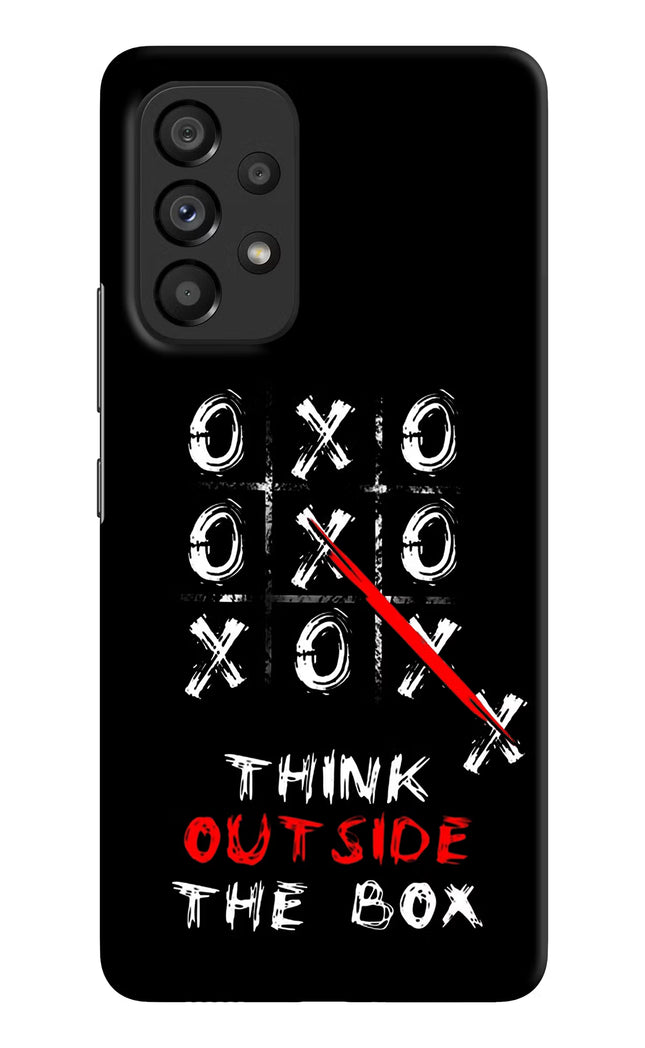 Think out of the BOX Samsung A53 5G Hard Case Back Cover by Casekaro