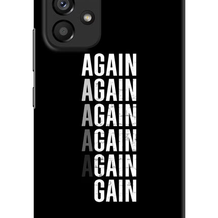 Again Again Gain Samsung A53 5G Hard Case Back Cover by Casekaro
