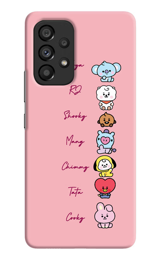BTS names Samsung A53 5G Hard Case Back Cover by Casekaro