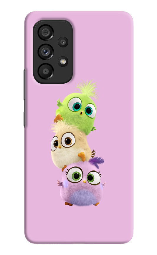 Cute Little Birds Samsung A53 5G Hard Case Back Cover by Casekaro