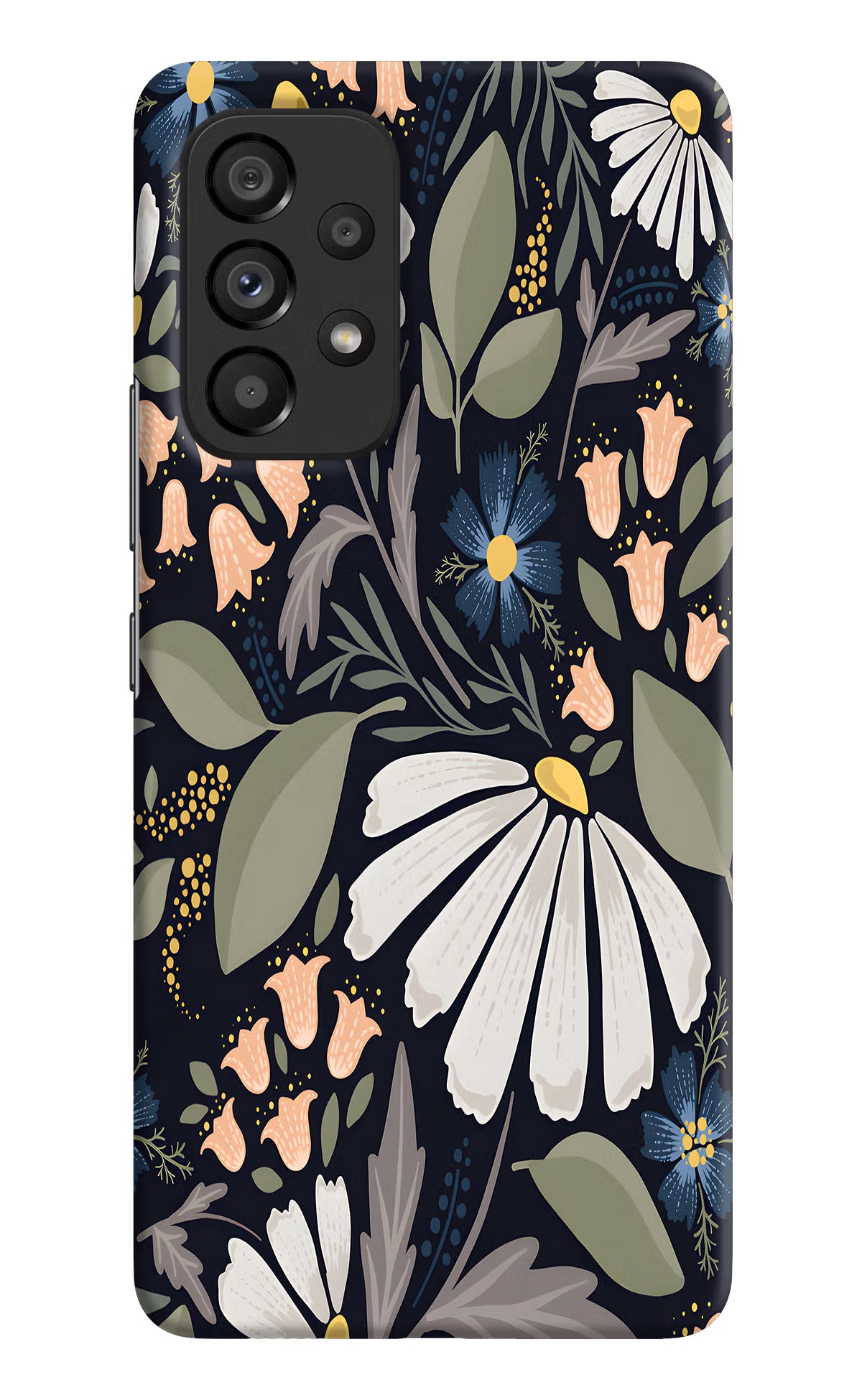 Flowers Art Samsung A53 5G Hard Case Back Cover by Casekaro