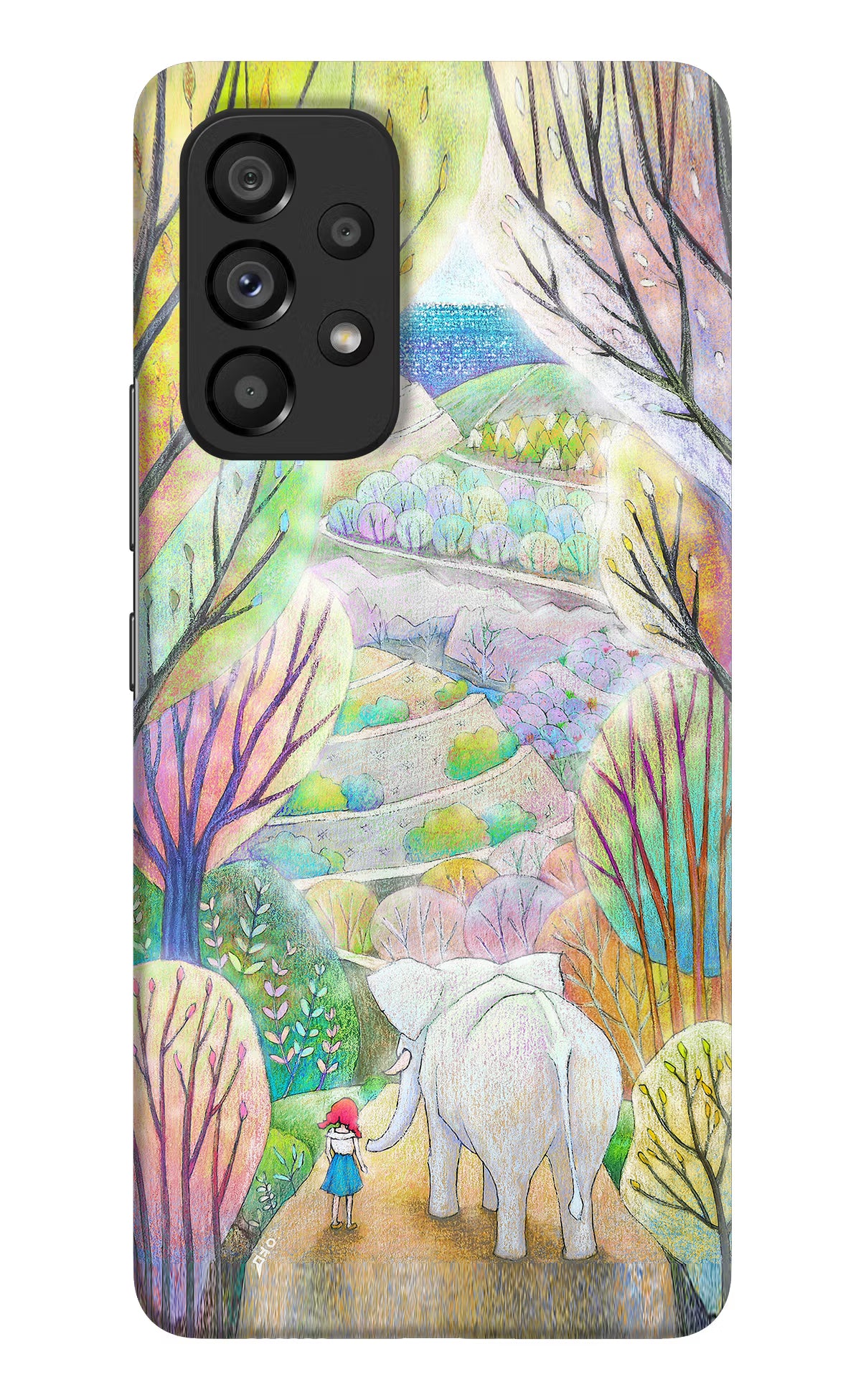 Nature Painting Samsung A53 5G Hard Case Back Cover by Casekaro