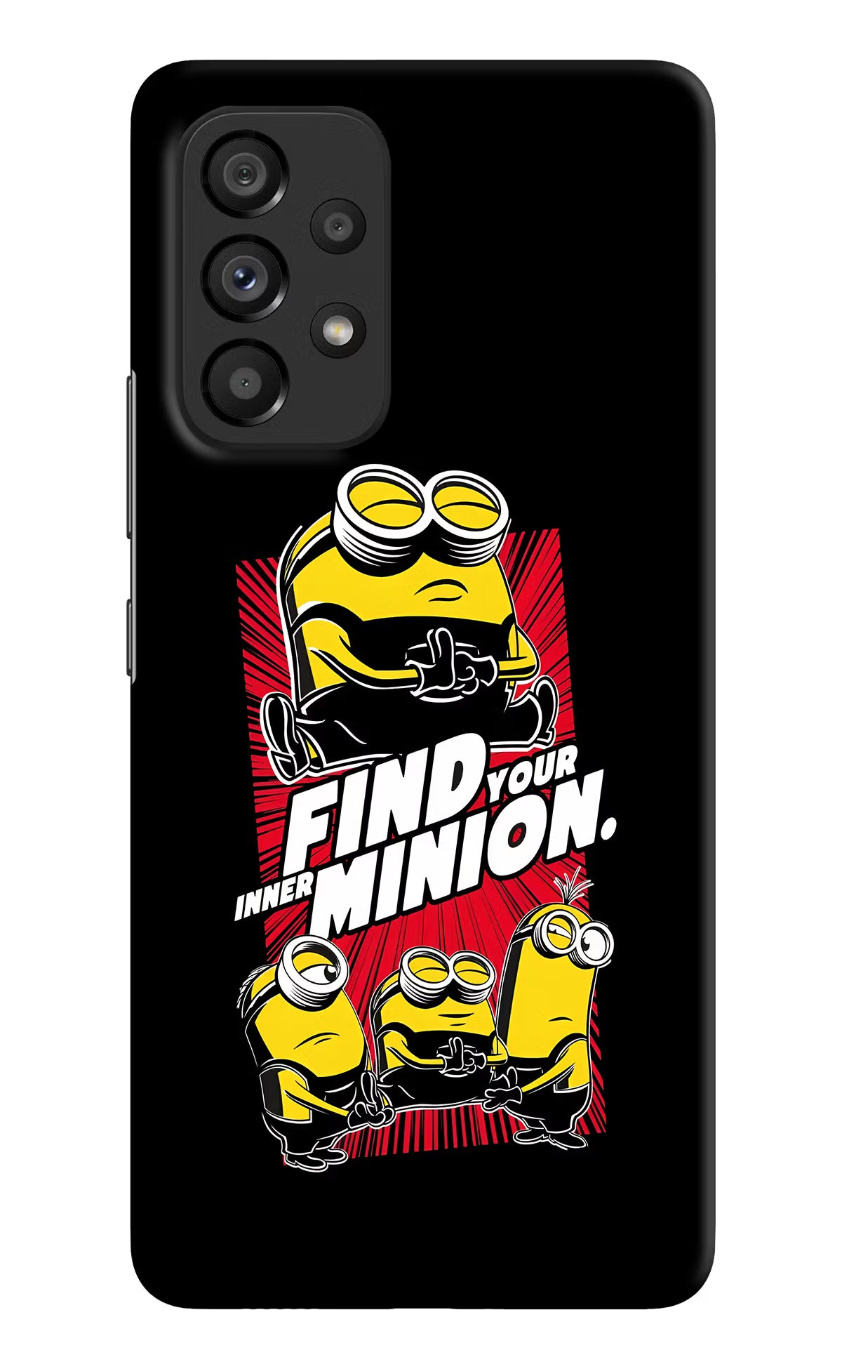 Find your inner Minion Samsung A53 5G Hard Case Back Cover by Casekaro