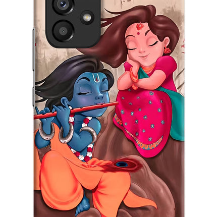 Radhe Krishna Samsung A53 5G Hard Case Back Cover by Casekaro