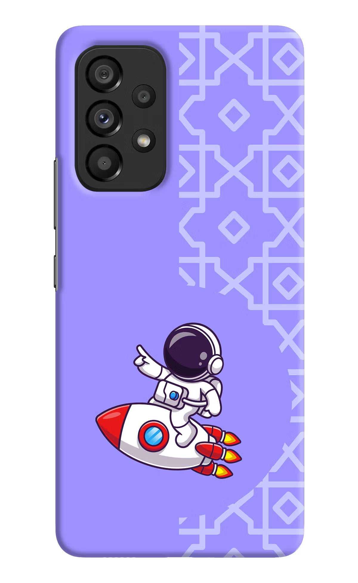 Cute Astronaut Samsung A53 5G Hard Case Back Cover by Casekaro