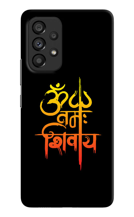Om Namah Shivay Samsung A53 5G Hard Case Back Cover by Casekaro