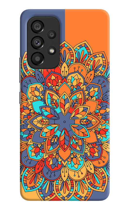 Color Mandala Samsung A53 5G Hard Case Back Cover by Casekaro