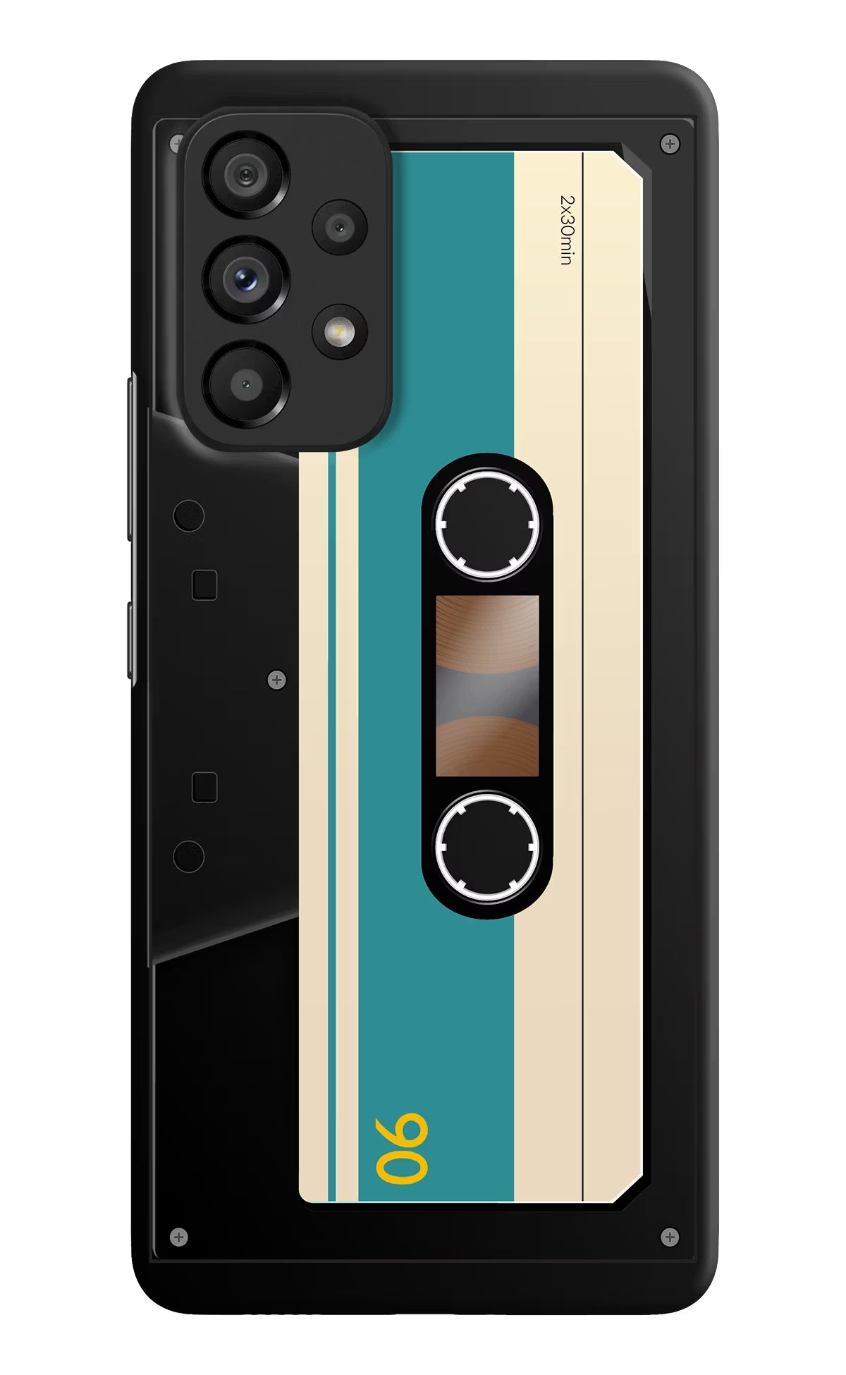 Cassette Samsung A53 5G Hard Case Back Cover by Casekaro