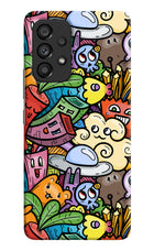 Veggie Doodle Samsung A53 5G Hard Case Back Cover by Casekaro