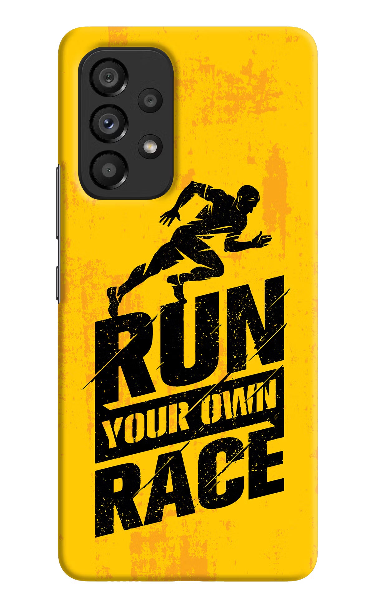 Run Your Own Race Samsung A53 5G Hard Case Back Cover by Casekaro