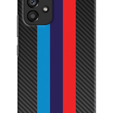 BMW Stripes Pattern Samsung A53 5G Hard Case Back Cover by Casekaro