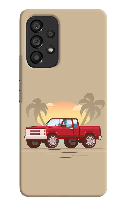 Desert Classic Drive Samsung A53 5G Hard Case Back Cover by Casekaro