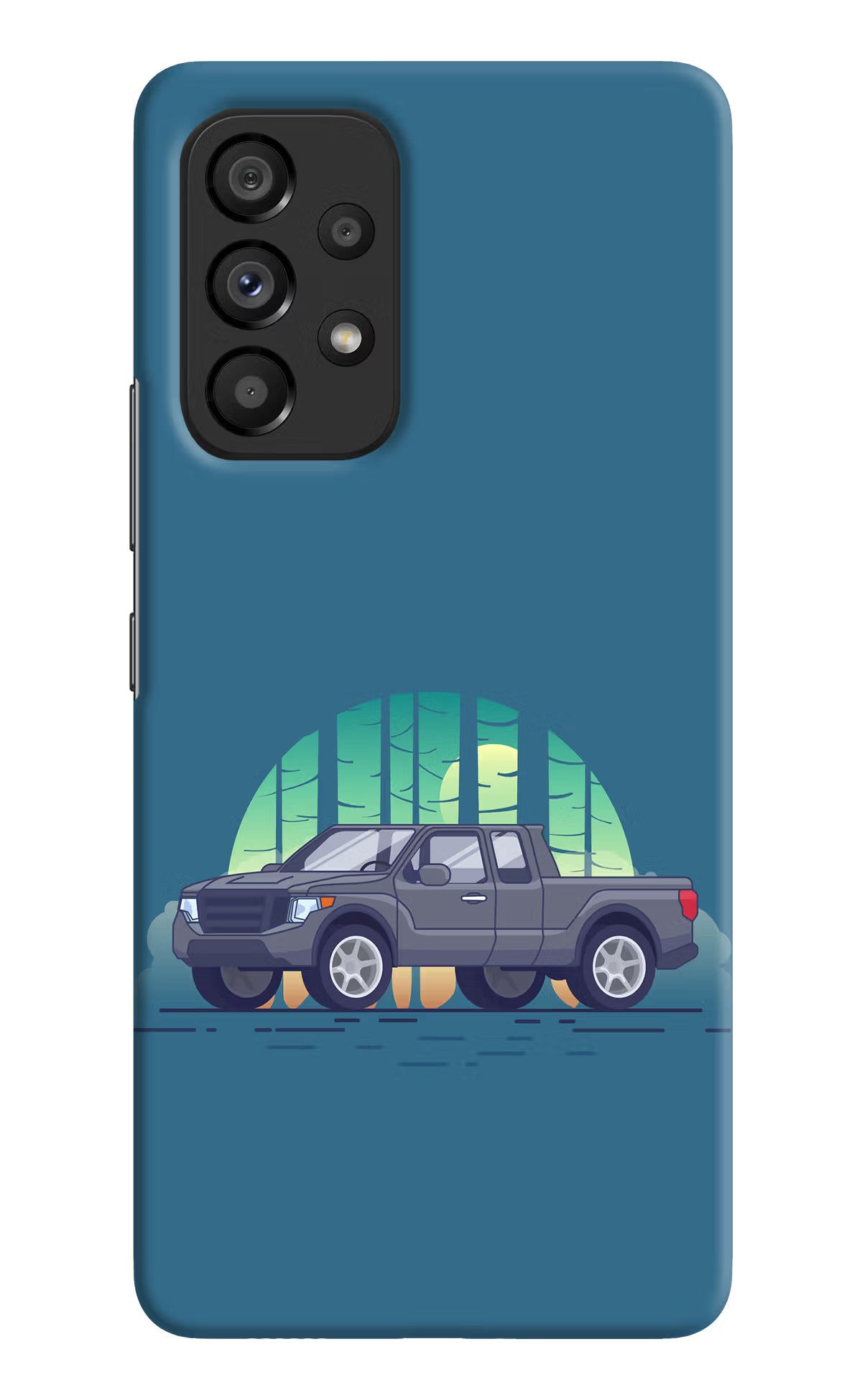 Retro Garage Vibe Samsung A53 5G Hard Case Back Cover by Casekaro