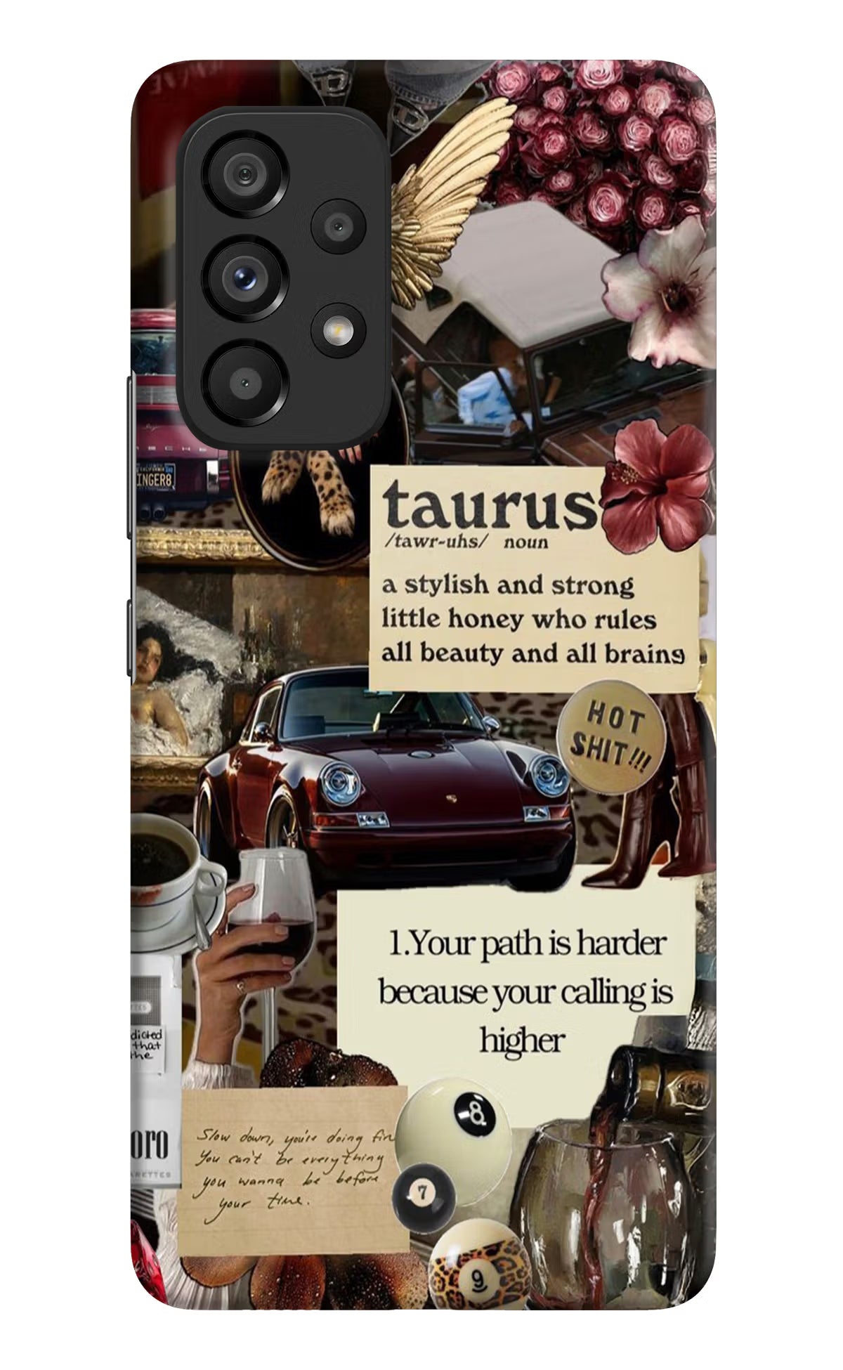 Taurus Zodiac Samsung A53 5G Hard Case Back Cover by Casekaro